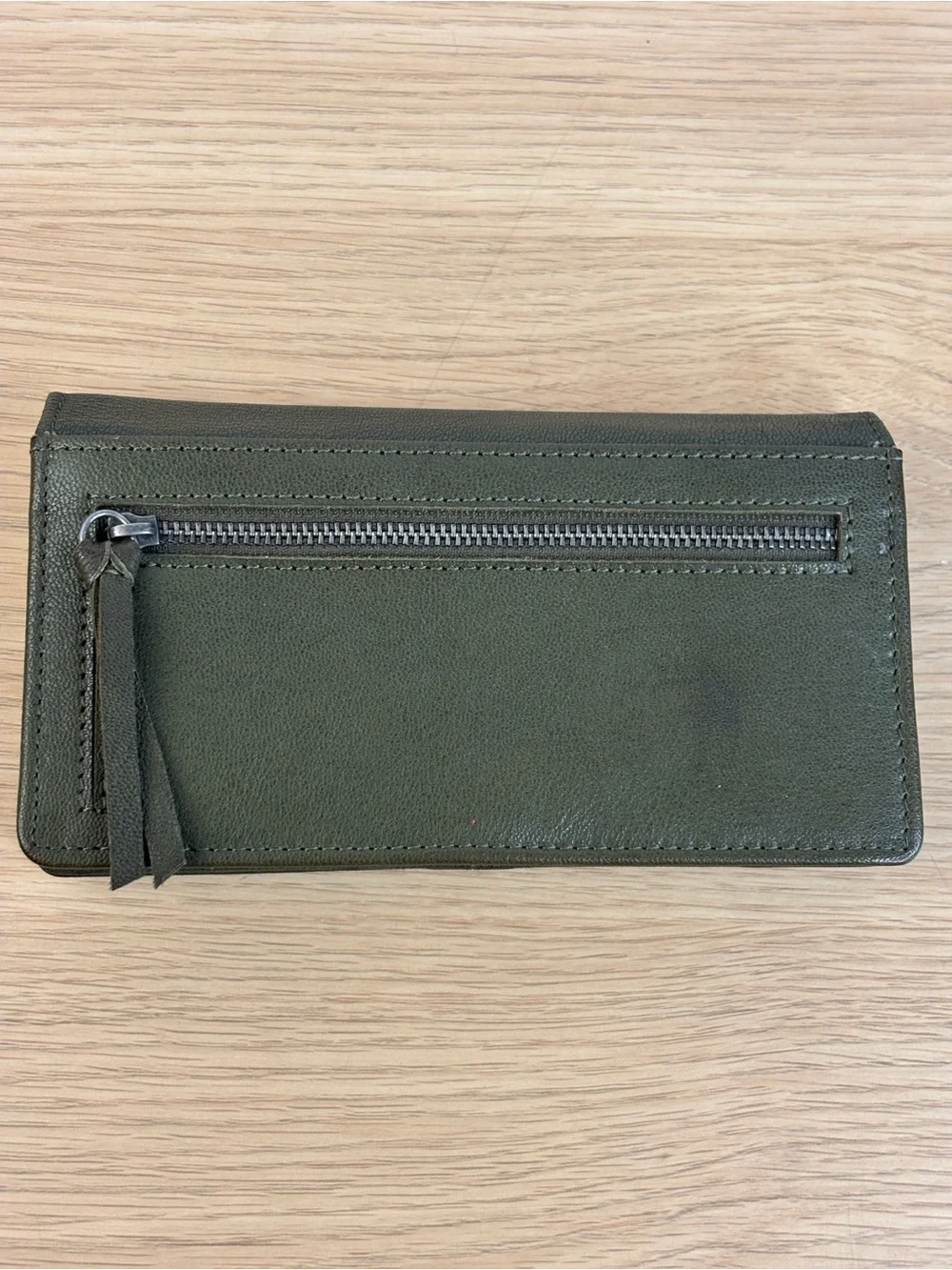 Spikes & Sparrow‎ High Quality Green Leather Wallet